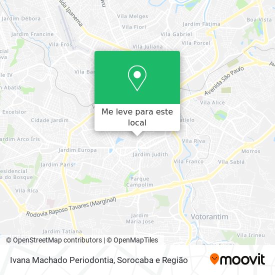 Ivana Machado Periodontia mapa