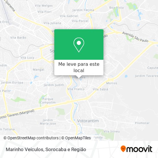 Marinho Veículos mapa