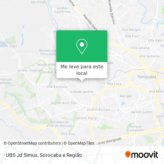 UBS Jd Simus mapa