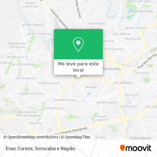 Enac Cursos mapa