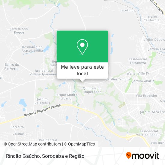 Rincão Gaúcho mapa