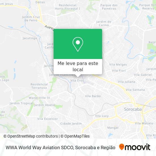 WWA World Way Aviation SDCO mapa
