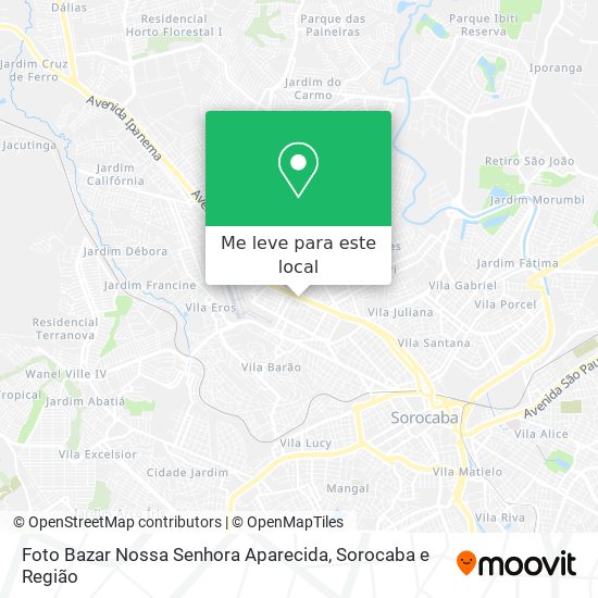 Foto Bazar Nossa Senhora Aparecida mapa