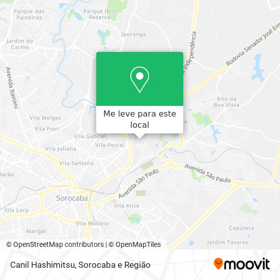Canil Hashimitsu mapa