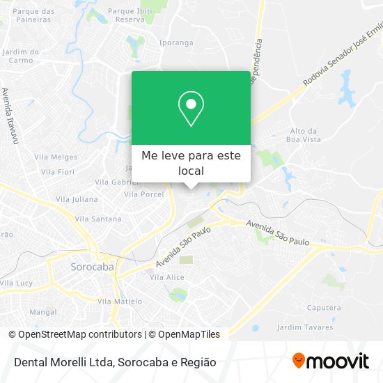 Dental Morelli Ltda mapa