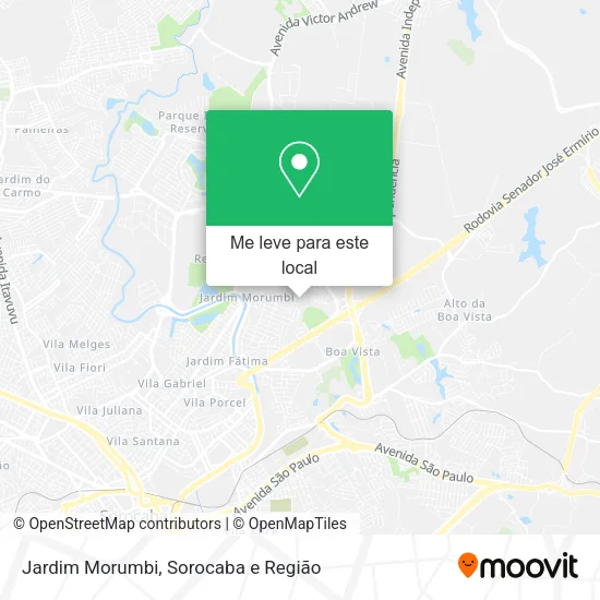 Jardim Morumbi mapa
