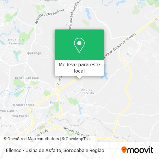 Ellenco - Usina de Asfalto mapa