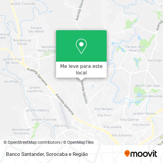 Banco Santander mapa