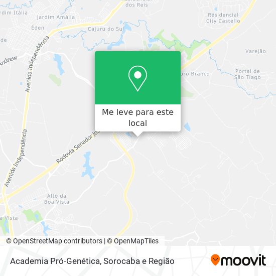 Academia Pró-Genética mapa