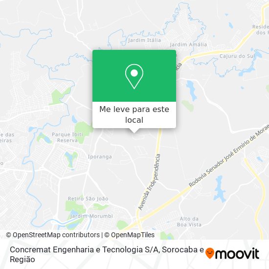 Concremat Engenharia e Tecnologia S / A mapa