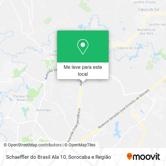 Schaeffler do Brasil Ala 10 mapa