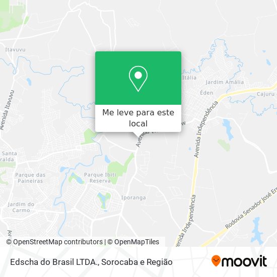Edscha do Brasil LTDA. mapa