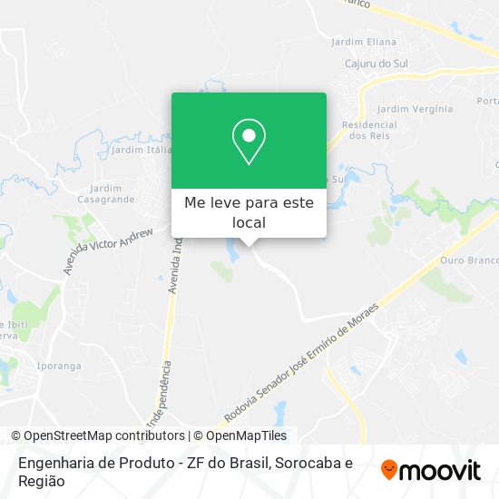 Engenharia de Produto - ZF do Brasil mapa