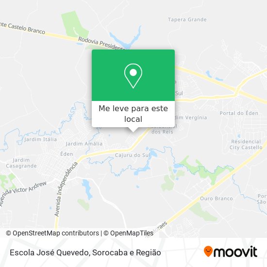 Escola José Quevedo mapa