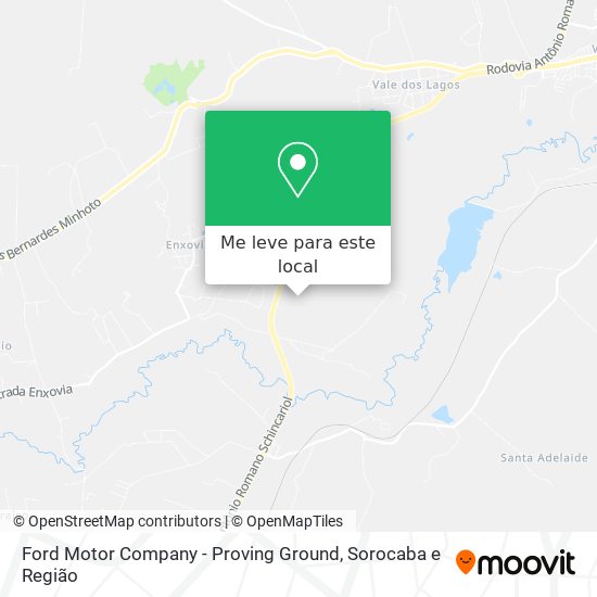 Ford Motor Company - Proving Ground mapa