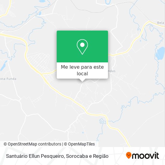 Santuário Ellun Pesqueiro mapa