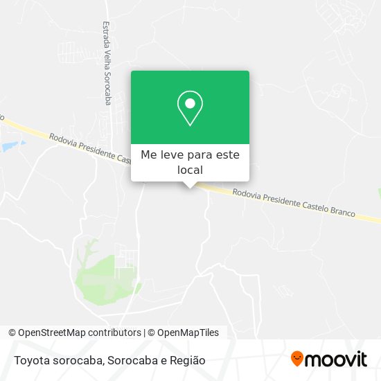 Toyota sorocaba mapa