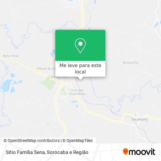 Sítio Família Sena mapa