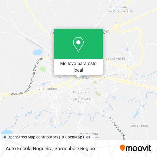 Auto Escola Nogueira mapa