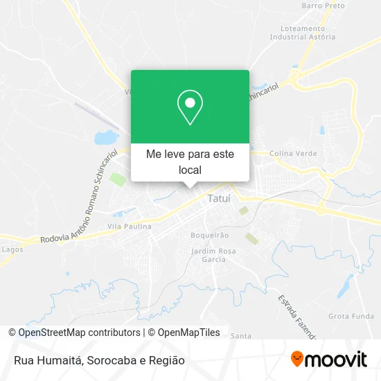 Rua Humaitá mapa