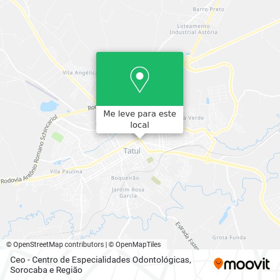 Ceo - Centro de Especialidades Odontológicas mapa