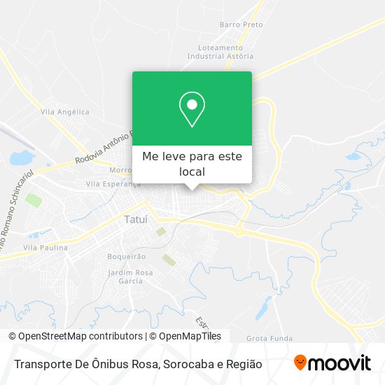 Transporte De Ônibus Rosa mapa