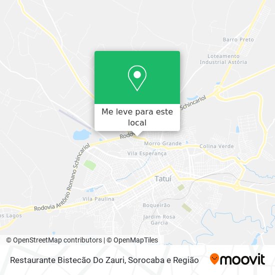 Restaurante Bistecão Do Zauri mapa