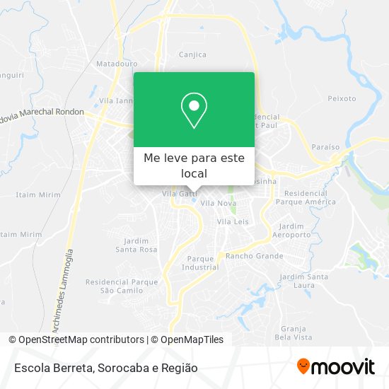 Escola Berreta mapa