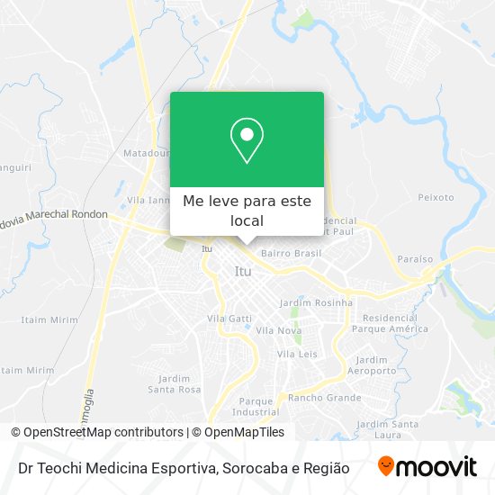 Dr Teochi Medicina Esportiva mapa