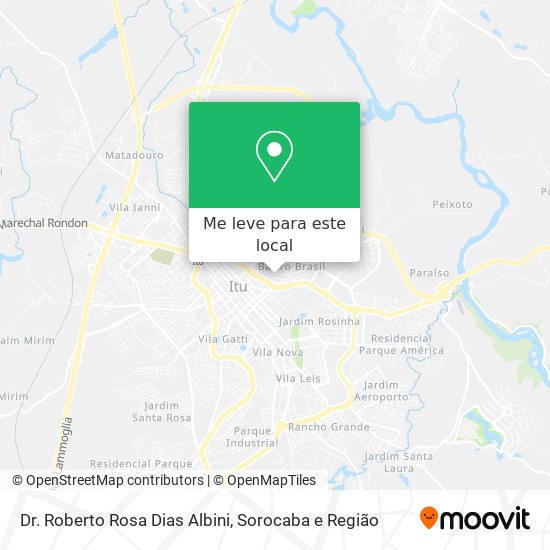 Dr. Roberto Rosa Dias Albini mapa