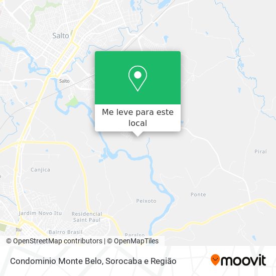 Condominio Monte Belo mapa