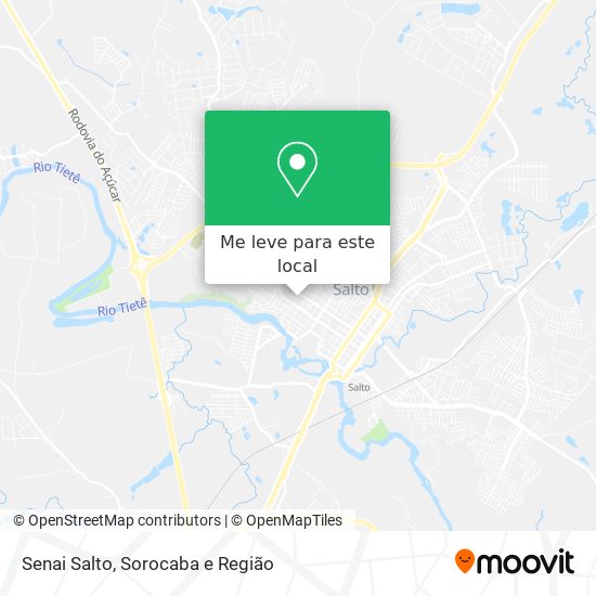 Senai Salto mapa