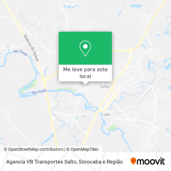 Agencia VB Transportes Salto mapa