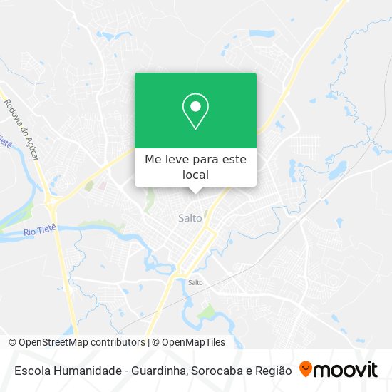 Escola Humanidade - Guardinha mapa