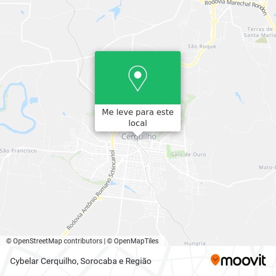 Cybelar Cerquilho mapa
