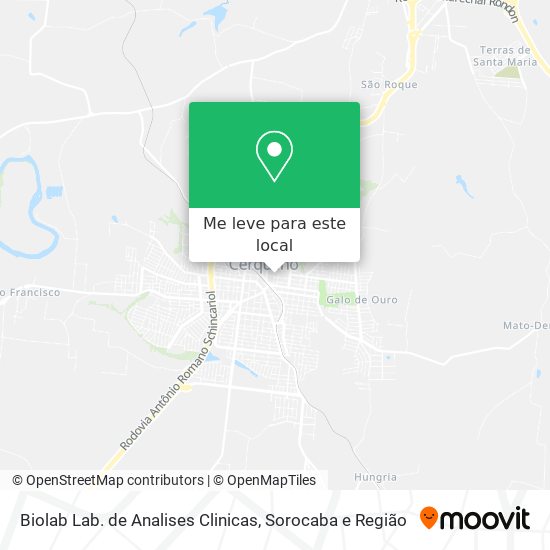 Biolab Lab. de Analises Clinicas mapa
