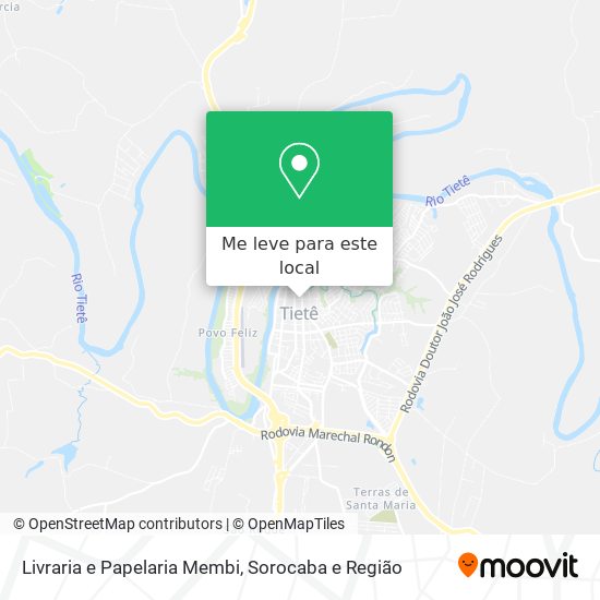 Livraria e Papelaria Membi mapa