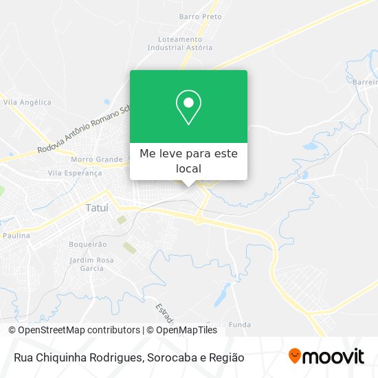 Rua Chiquinha Rodrigues mapa