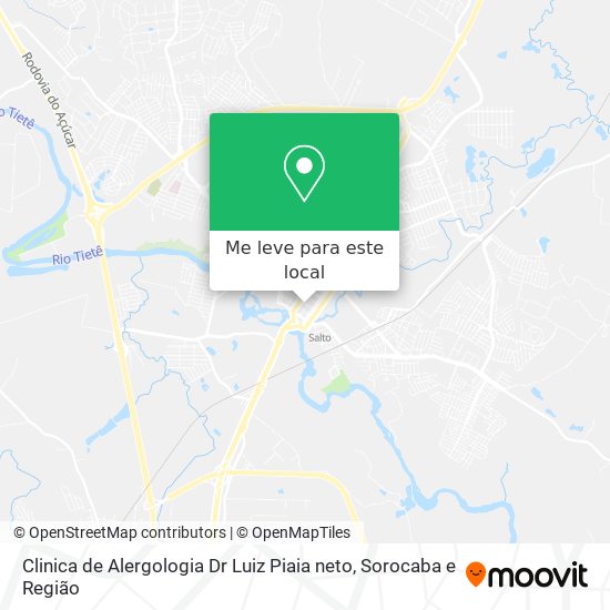 Clinica de Alergologia Dr Luiz Piaia neto mapa