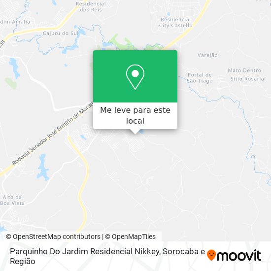 Parquinho Do Jardim Residencial Nikkey mapa