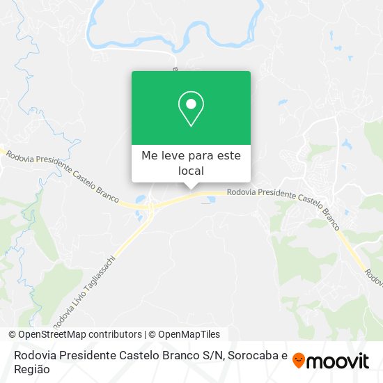 Rodovia Presidente Castelo Branco S / N mapa
