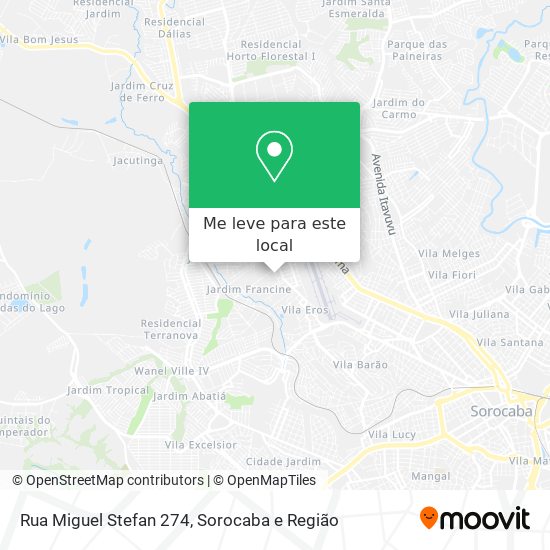 Rua Miguel Stefan 274 mapa