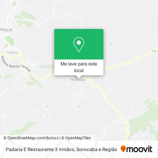 Padaria E Restaurante 3 Irmãos mapa