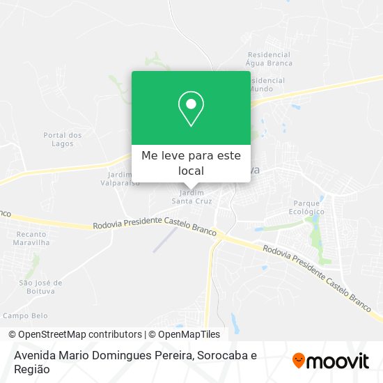 Avenida Mario Domingues Pereira mapa