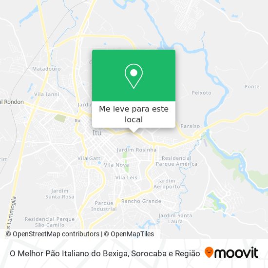 O Melhor Pão Italiano do Bexiga mapa