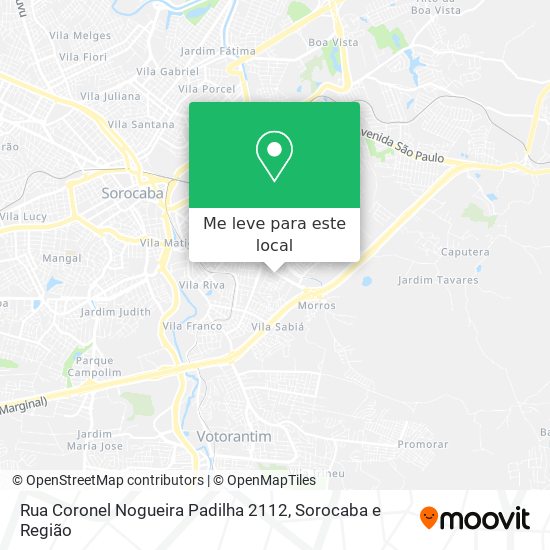 Rua Coronel Nogueira Padilha 2112 mapa