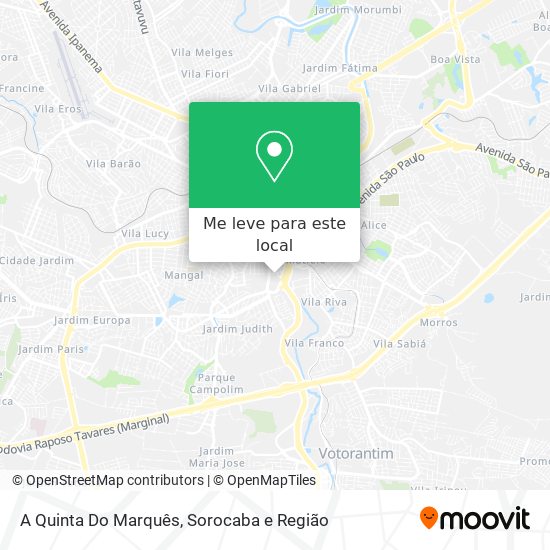 A Quinta Do Marquês mapa