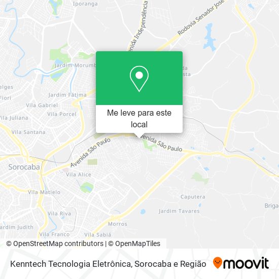 Kenntech Tecnologia Eletrônica mapa