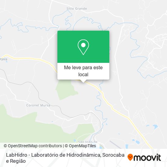 LabHidro - Laboratório de Hidrodinâmica mapa