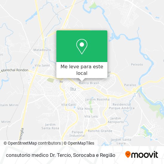 consutorio medico Dr. Tercio mapa